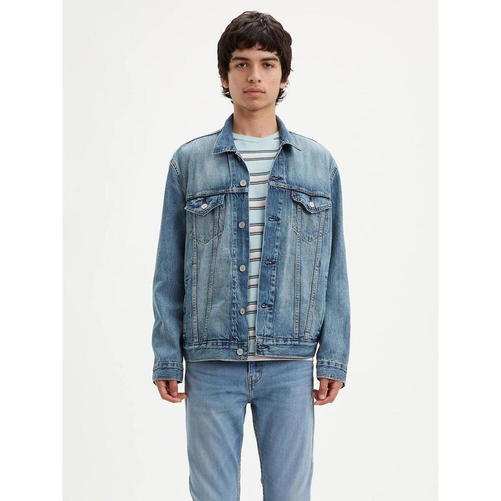Levi's Mens Trucker Jacket Size L - Picture 4 of 7